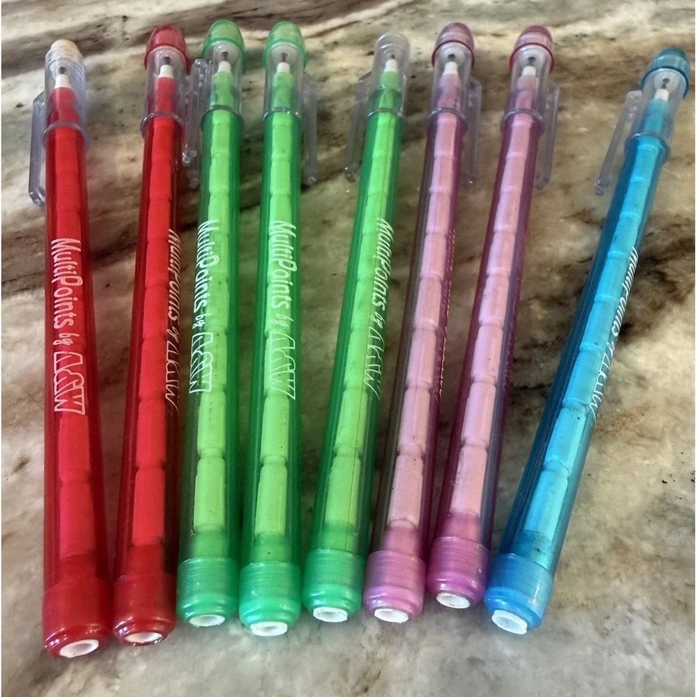 8  Vintage Multipoint Stacking Pencils, 11 leads per pencil